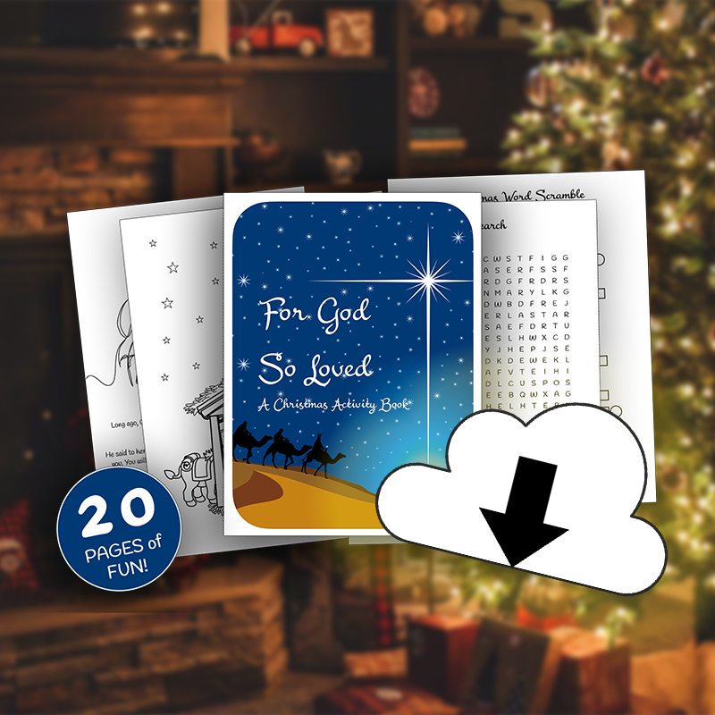 For God So Loved - A Christmas Activity Book (Digital Download)