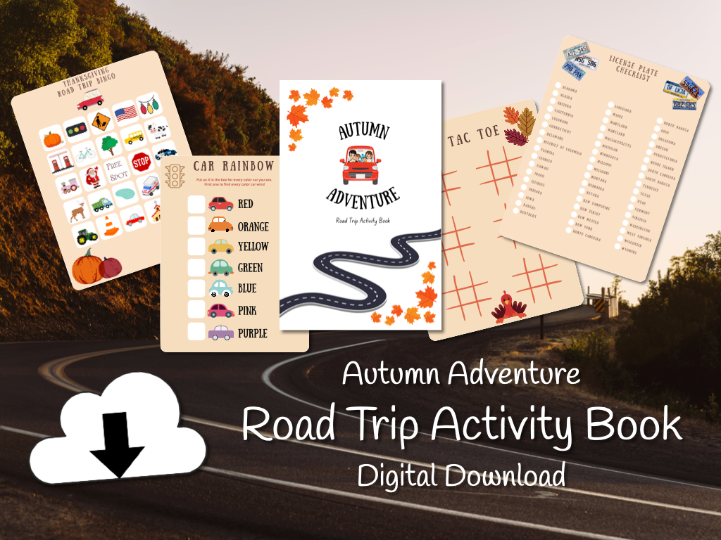 Autumn Adventure - Fall Road Trip Activity Book (Digital Download)