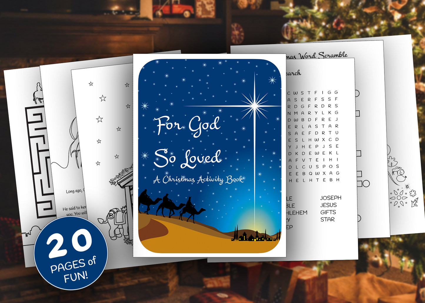 For God So Loved - A Christmas Activity Book